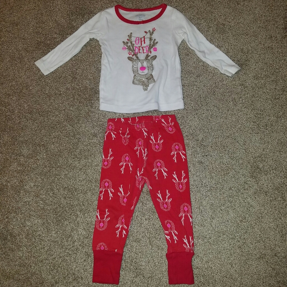 Oshkosh B'gosh Baby Girl Christmas Pajamas